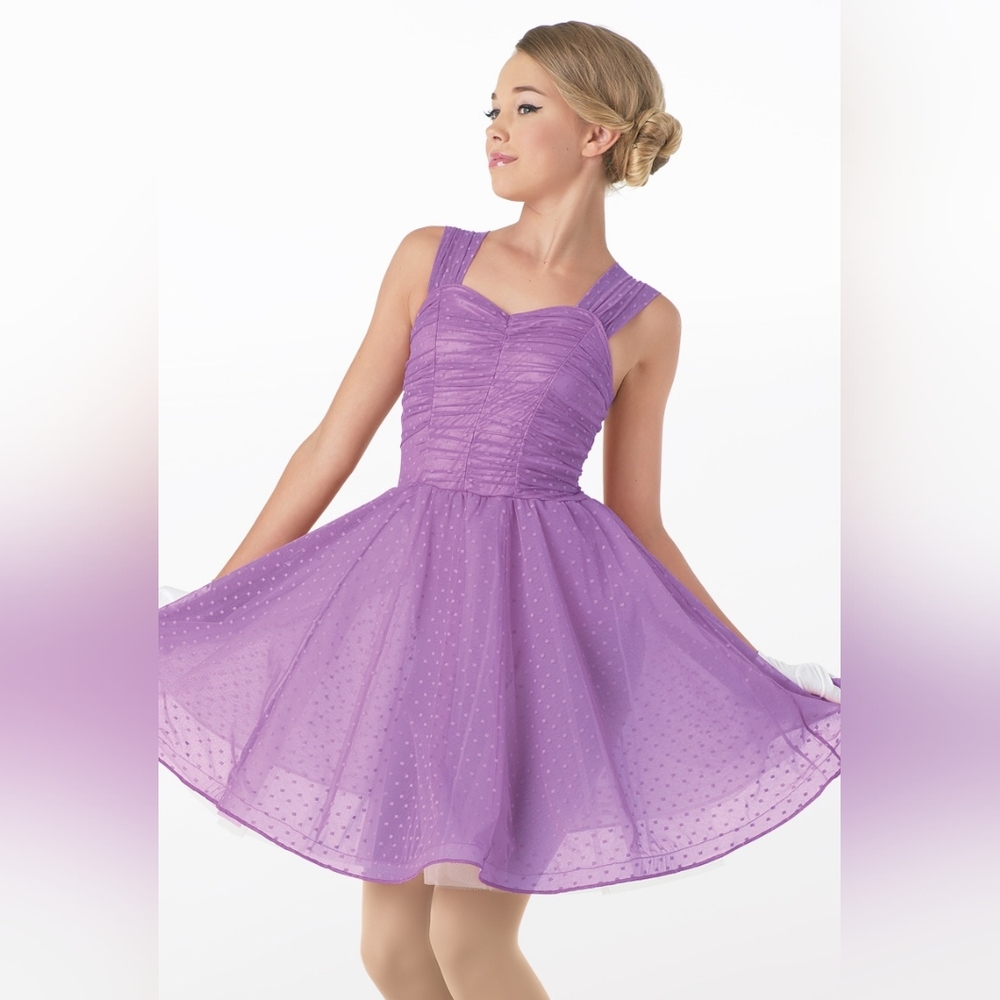 Weissman Lavender and Beige Dance Costume